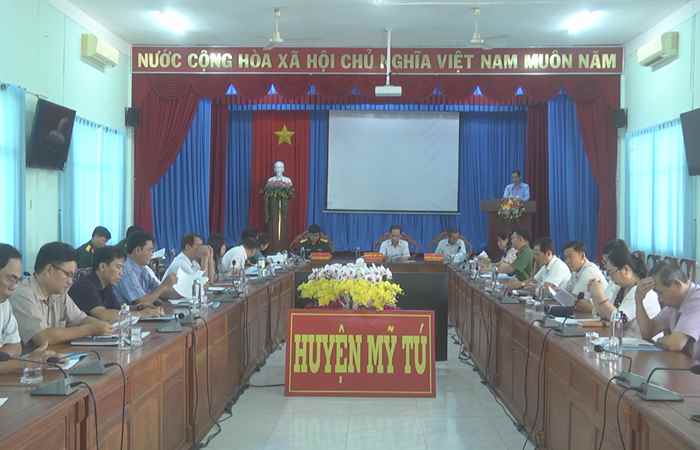 Huyện Mỹ Tú đánh giá kết quả công tác chuẩn bị tổ chức Tết Quân - Dân năm 2024